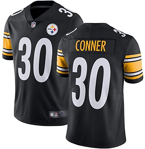 Men Pittsburgh Steelers 30 James Conner Nike Black Limited NFL Jersey